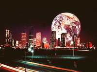 Earthrise over Houston